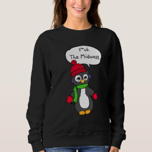 F the Midwest Funny Penguin Weather Shirt
