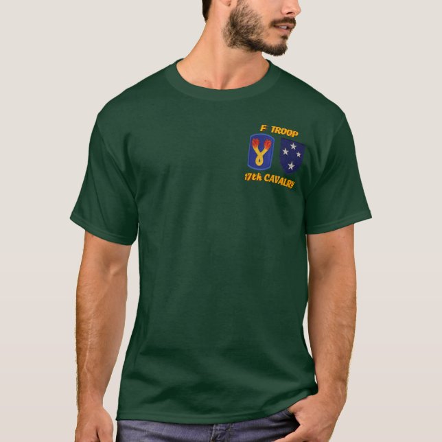 F Troop 17th Cavalry VSR M113 ACAV Shirt (Front)