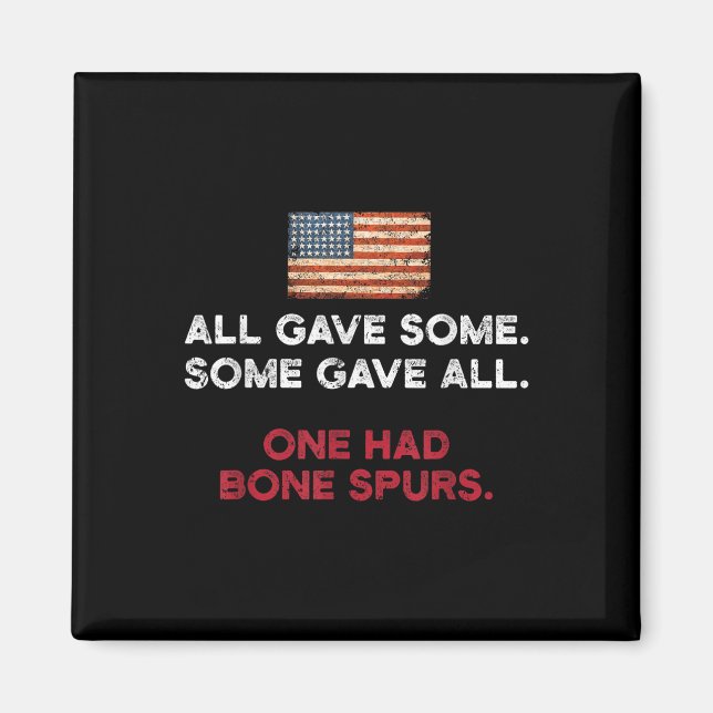 F Trump Shirt - Cadet Bone Spurs  Magnet (Front)