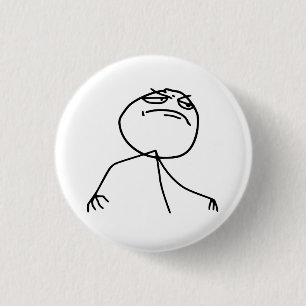 F Yea Rage Face Meme 3 Cm Round Badge