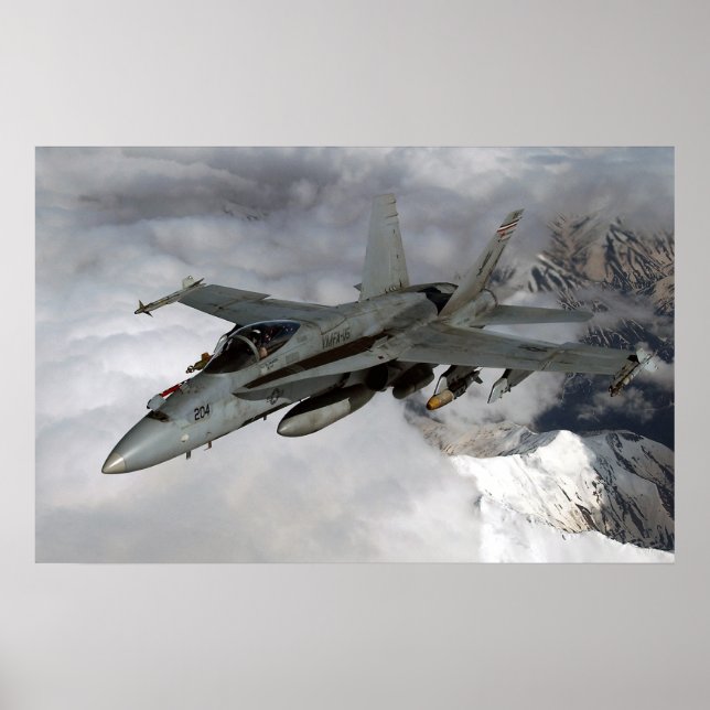 FA-18 Hornet Poster (Front)