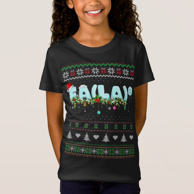 Fa 8 Ice Music Teacher Christmas Ugly Sweater Sant (Front)