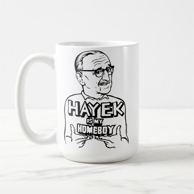 FA Hayek is My Homeboy Mug (Left)