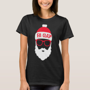 FA LA 8 Christmas Santa Fa La Math T-Shirt