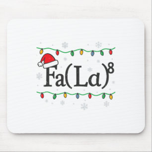 Fa (la) 8 Funny Math Teacher Christmas Ugly Sweate Mouse Pad