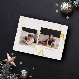 Fa La La Bold Letters Minimalist Modern 2 Photo