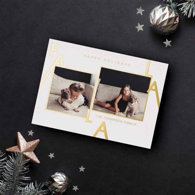 Fa La La Bold Letters Minimalist Modern 2 Photo (Creator Uploaded)