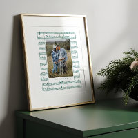 Fa La La Bow Vintage Sheet Music Note Family Photo