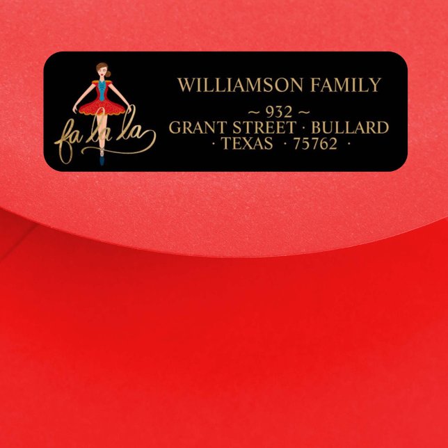 Fa La La Christmas Nutcracker Ballet Dancer Black (Creator Uploaded)