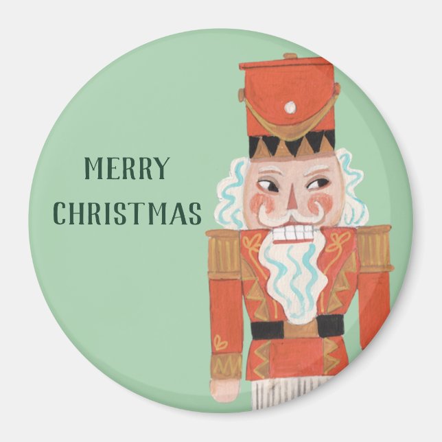 Fa La La Christmas Nutcracker Ballet Dancer Magnet (Front)