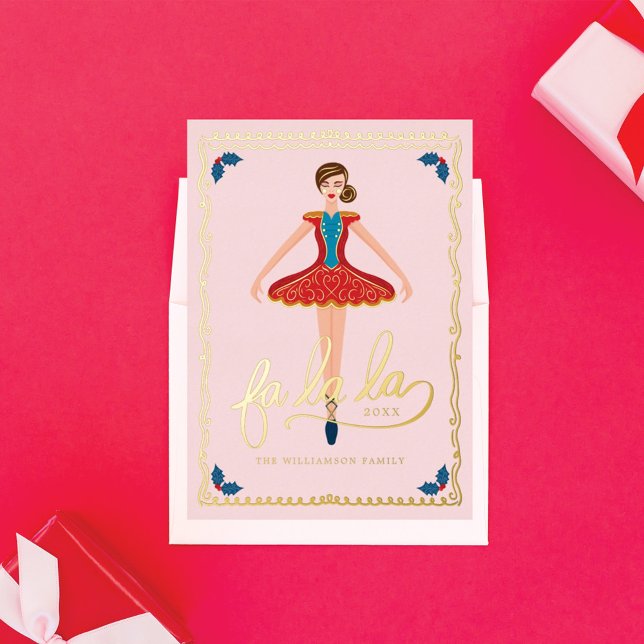 Fa La La Christmas Nutcracker Ballet Dancer Pink (Creator Uploaded)