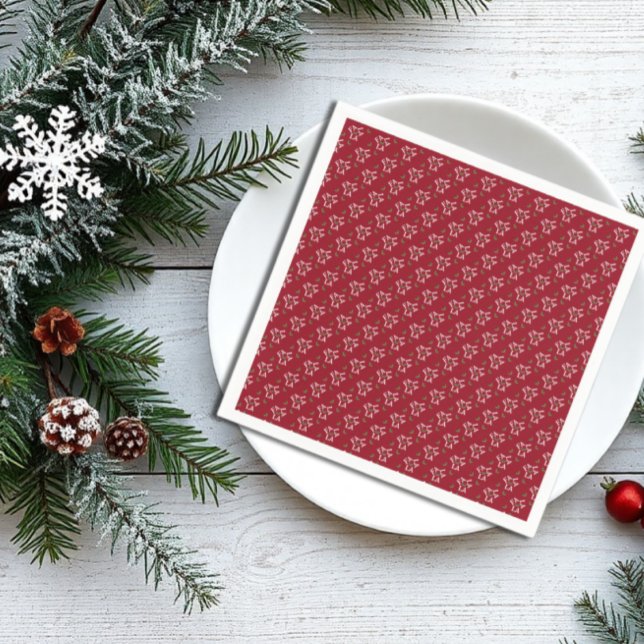 Fa La La Festive Holly Christmas Napkin (Creator Uploaded)