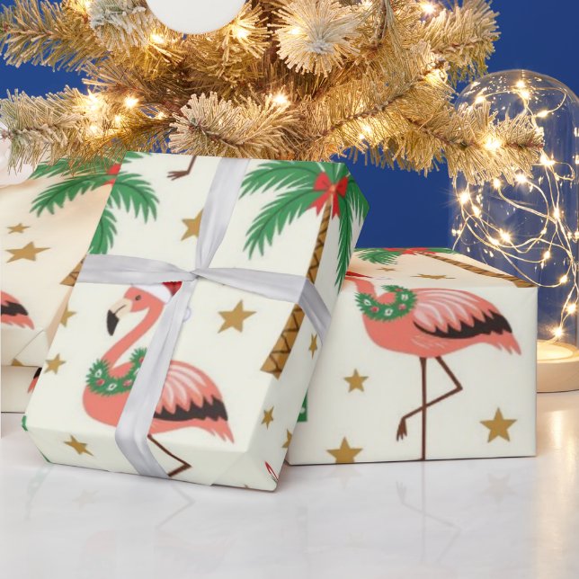 Fa-La-La-Flamingo Wrapping Paper (Holidays)