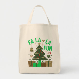 Fa La La Fun Digital Art Design Tote Bag