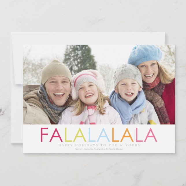 Fa La La Holiday Card (Front)