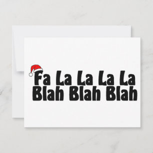 Fa La La La La Blah Blah Blah