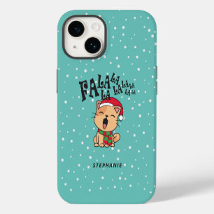 Fa La La La La Christmas Cat Singing Phone Case