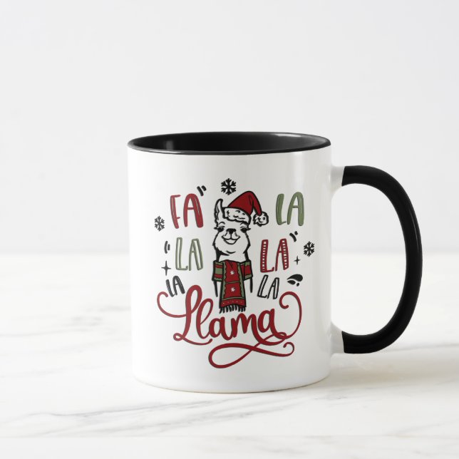 Fa La La La La La Llama Mug (Right)