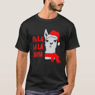 Fa La La La LLama Christmas T-Shirt