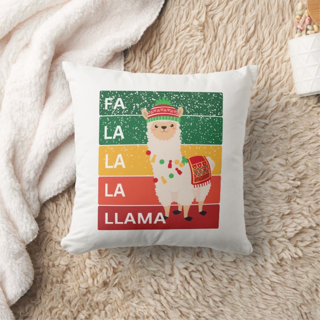 FA LA LA LA LLAMA CUSHION (Blanket)