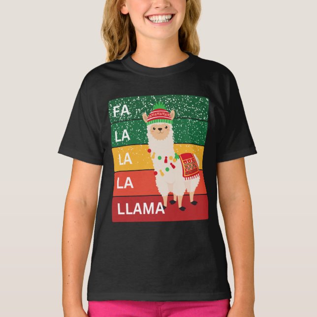 FA LA LA LA LLAMA T-Shirt (Front)
