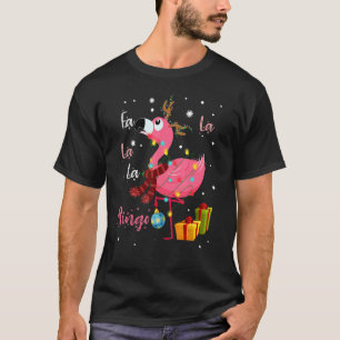 Fa La La La Mingo Flamingo For Christmas Xmas Paja T-Shirt