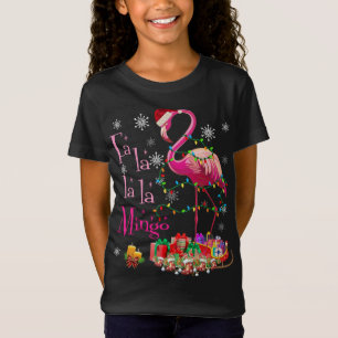 Fa La La La mingo Flamingo for Christmas Xmas T-Shirt