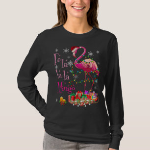 Fa La La La mingo Flamingo for Christmas Xmas T-Shirt