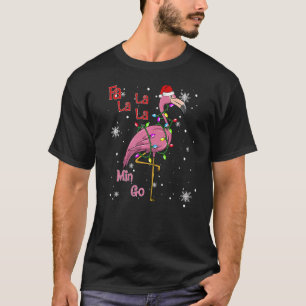 Fa La La La Mingo Flamingo Matching Christmas T-Shirt