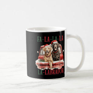 Fa La La Labrador Funny Christmas Coffee Mug