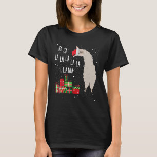 Fa La La Llama  Christmas  Christmas Lllama T-Shirt