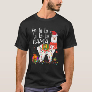 Fa La La Llama Christmas Christmas Lllama T-Shirt