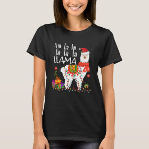 Fa La La Llama Christmas Christmas Lllama T-Shirt
