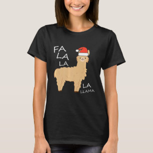 Fa la la llama Christmas Llama T-Shirt