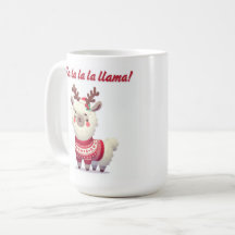 Fa La La Llama Christmas Mug – Fun Holiday Gift