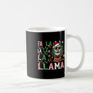 Fa La La Llama Funny Llama Christmas Animal Lover Coffee Mug
