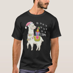 Fa La La Llama Llama Christmas Women Men Kids T-Shirt