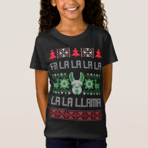 Fa La La Llama Ugly Christmas Sweater Llama