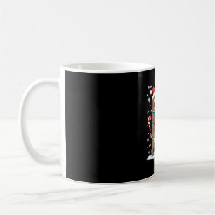 Fa La La Llama Xmas Lights Sloth Riding Llama Chri Coffee Mug