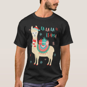 Fa La La Llama Xmas Merry Christmas Holidays New Y T-Shirt