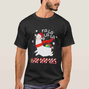 Fa La La Llamamas Christmas Alpaca Llama Lover T-Shirt