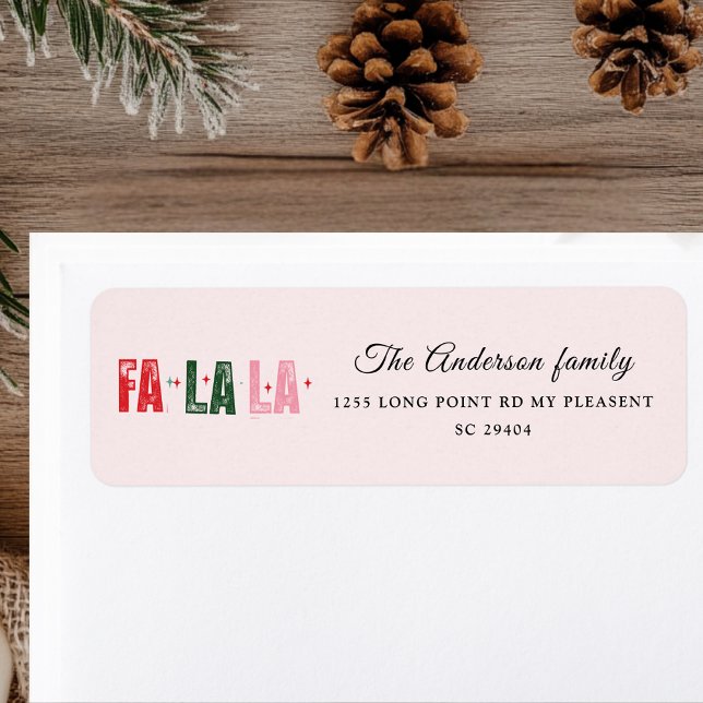 Fa La La Personalised Family Christmas  (Creator Uploaded)