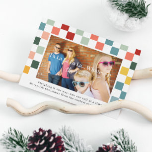 Fa La La Whatever   Funny Christmas Photo Holiday Card