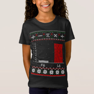 Fa La Mathematics Graph Christmas Ugly Sweater