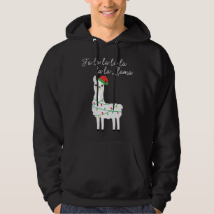 Fa Lalalalalala Llama Funny Christmas Men Women Hoodie
