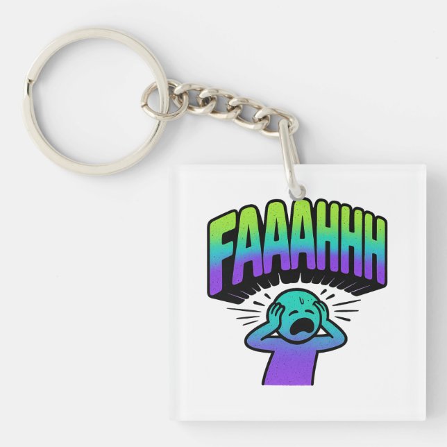 FAAAAHHH  KEY RING (Front)