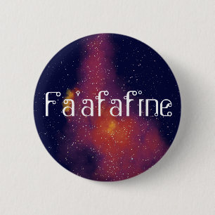 Fa'afafine Customisable Galaxy Identity 6 Cm Round Badge
