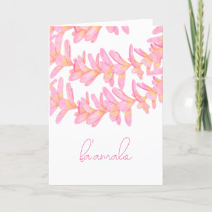 Fa'amalo Thank You Card