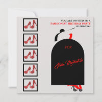 Fab Black Silhouette Glam Red Dress Shoes Birthday