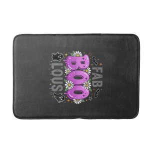 Fab Boo Lous Halloween Ghost Design_1 Bath Mat